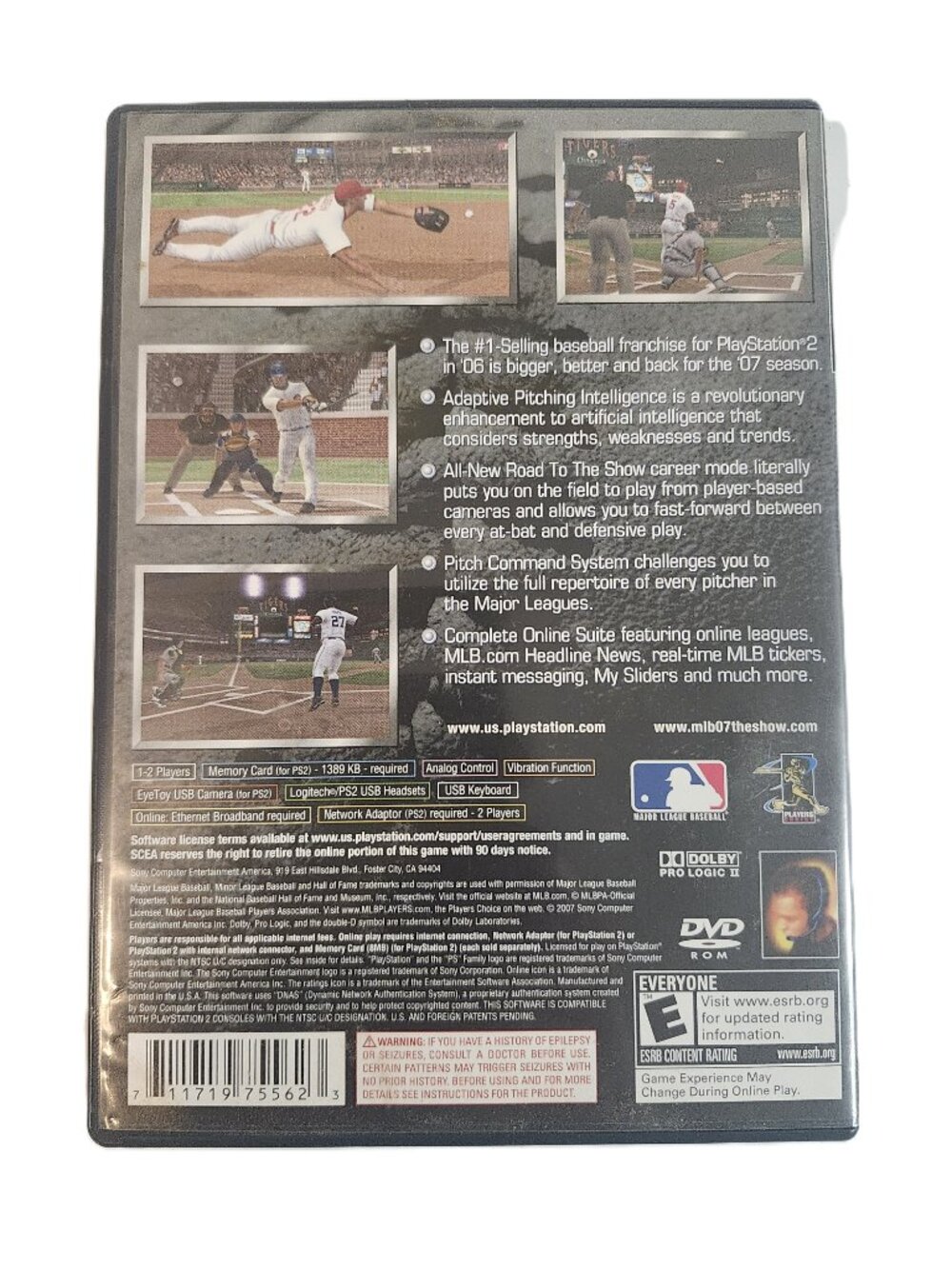 MLB 07 The Show – PS2 – Complete – Tested & Working - Picture 4 of 5